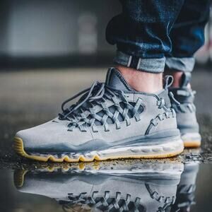 Nike 10.5 Air Max Cool Grey Suede Sneakers | Men's Shoes 10.5